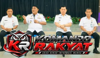 Gubernur saat memberikan arahan dalam coffe moring bersama Media Pemprov. Rabu (26/8/2026)