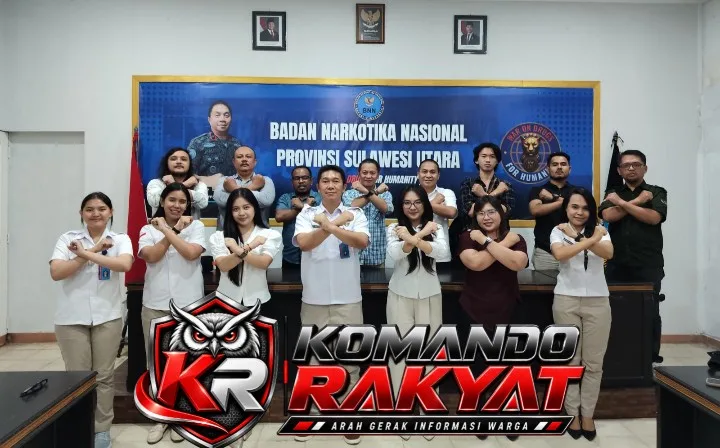 GN-Sulut Bidik Sekolah, Gerakan Sejuta Relawan Antinarkoba Diperluas