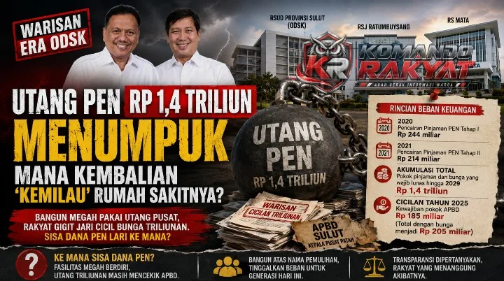 Warisan Era ODSK : Utang PEN RP 1,4 Triliun Menumpuk, Mana Kembalian ‘Kemilau’ Rumah Sakitnya?