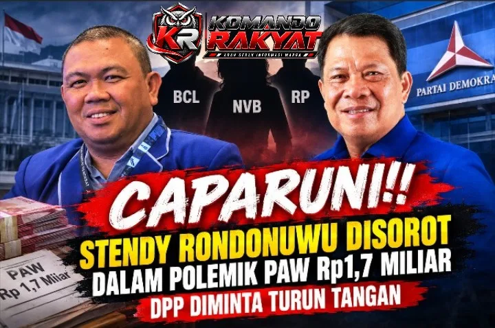 Caparuni!! Stendy Rondonuwu Disorot dalam Polemik PAW Rp1,7 Miliar, DPP Diminta Turun Tangan