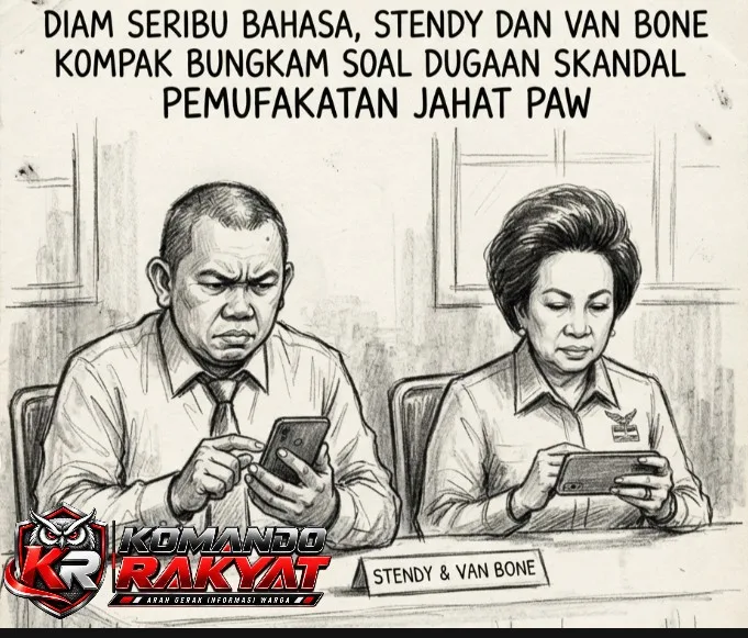 SSR dan NVB Kompak Bungkam saat dikonfirmasi walaupun terlihat chat WA centang dua.