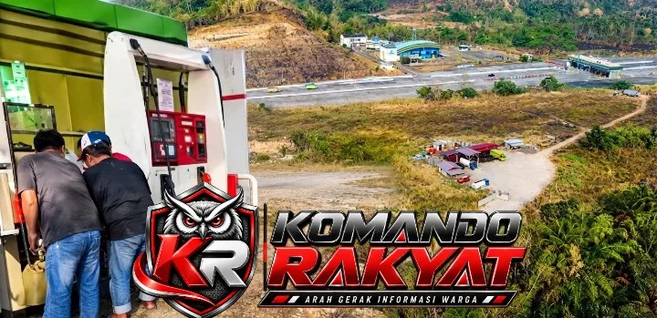 Kerajaan Gudang Solar yang diduga Milik CK dan dugaan aktivitas penyedotan BBM Subsidi. (Foto : KomandoRakyat)