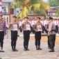 Kapolda Sulut Irjen Pol Yudo Hermanto saat memimpin upacara PTDH di Halaman Mapolda Sulut